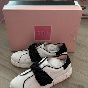 Kate Spade White and Black Sneakers size 6